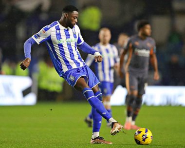 Sheffield 'li Dominic Iorfa, 15 Aralık 2025' te Sheffield Wednesday, Hillsborough, Sheffield, İngiltere 'de Derby County' ye karşı oynadığı Gökyüzü İddia Şampiyonası maçında