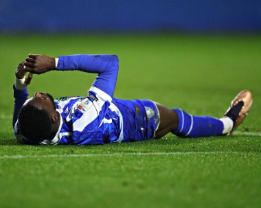 Sheffield 'li Dominic Iorfa, 15 Aralık 2025' te Sheffield Wednesday, Hillsborough, Sheffield, İngiltere 'de Derby County' ye karşı oynadığı Gökyüzü İddia Şampiyonası maçında