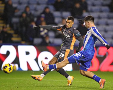 Derby County 'den Kayden Jackson, 15 Aralık 2025' te Sheffield Wednesday - Derby County maçı sırasında İngiltere 'nin başkenti Shelsborough' da çekildi.