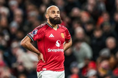 Manchester Untie takımından Bryan Mbeumo, 15 Aralık 2025 'te Old Trafford, Manchester, İngiltere' de oynanan Premier League maçında seyrediyor.