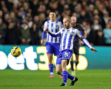 Sheffield 'den Barry Bannan Çarşamba günü Sheffield Çarşamba günü Sheffield' a karşı Derby County, Sheffield, Birleşik Krallık, 15 Aralık 2025