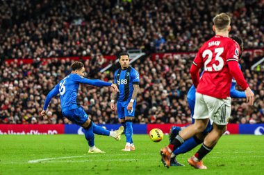 Bournemouth 'tan Marcus Tavernier, 15 Aralık 2025' te Old Trafford, Manchester, Birleşik Krallık 'ta oynanan Premier League maçında 2-3 öne geçti.
