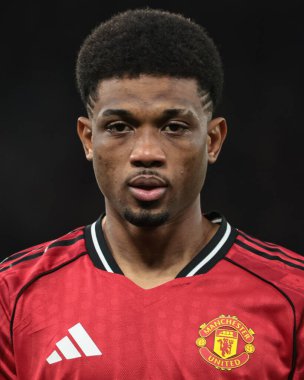 Manchester United ile Bournemouth arasındaki Premier League maçı sırasında Manchester United 'dan Amad Diallo, Old Trafford, Manchester, İngiltere, 15 Aralık 2025