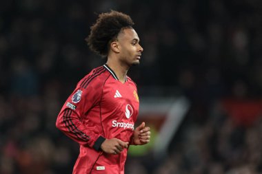Manchester United 'ın 15 Aralık 2025' te Old Trafford, Manchester, İngiltere 'de oynadığı Premier League maçında Joshua Zirkzee ile karşı karşıya geldi.