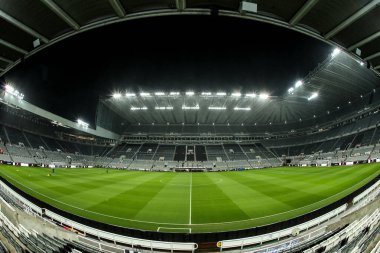 Carabao Kupası çeyrek final maçı öncesinde St. James 's Park, Newcastle, İngiltere, 17 Aralık 2025' te Newcastle United ile Fulham maçının genel görünümü