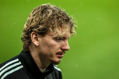 Newcastle United takımından Nick Woltemade, 17 Aralık 2025 'te St.James' s Park, Newcastle 'da oynanan Newcastle United ile oynanan Carabao Kupası çeyrek final maçına geldi.