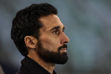 Alvaro Arbeloa, Premier League Uluslararası Kupası maçında Real Madrid Castilla 'nın baş antrenörü Manchester City ile Real Madrid maçı sırasında Manchester Stadyumu, Manchester, İngiltere, 16 Aralık 2025
