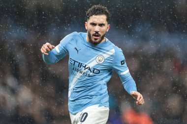 Manchester City 'den Rayan Cherki, 17 Aralık 2025' te Etihad Stadyumu 'nda Manchester City ile Brentford arasındaki Carabao Kupası Çeyrek Finali' nde maç yapıyor.