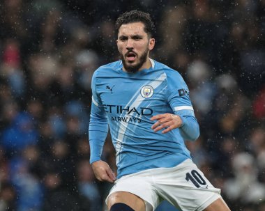 Manchester City 'den Rayan Cherki, 17 Aralık 2025' te Etihad Stadyumu 'nda Manchester City ile Brentford arasındaki Carabao Kupası Çeyrek Finali' nde maç yapıyor.