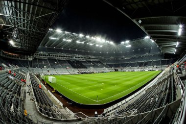 Carabao Kupası çeyrek final maçı öncesinde St. James 's Park, Newcastle, İngiltere, 17 Aralık 2025' te Newcastle United ile Fulham maçının genel görünümü