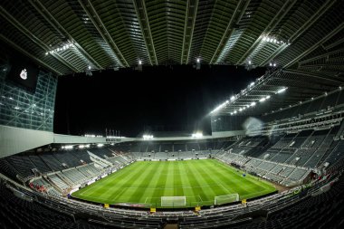 Carabao Kupası çeyrek final maçı öncesinde St. James 's Park, Newcastle, İngiltere, 17 Aralık 2025' te Newcastle United ile Fulham maçının genel görünümü