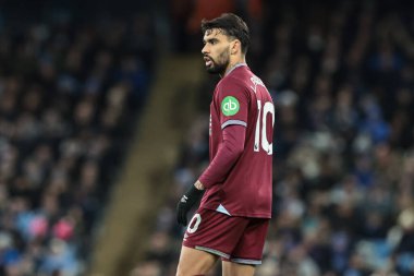 20 Aralık 2025 'te Etihad Stadyumu' nda Manchester City ile West Ham United arasındaki Premier League maçında West Ham United 'ın Lucas Paqueta formasının arkası