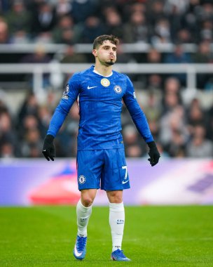 Chelsea 'den Pedro Neto Premier League maçı sırasında Newcastle United, Chelsea' ye karşı St. James 's Park, Newcastle, İngiltere, 20 Aralık 2025