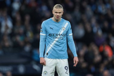 Manchester City - West Ham United Premier League maçı sırasında Manchester City 'den Erling Haaland Etihad Stadyumu, Manchester, İngiltere, 20 Aralık 2025