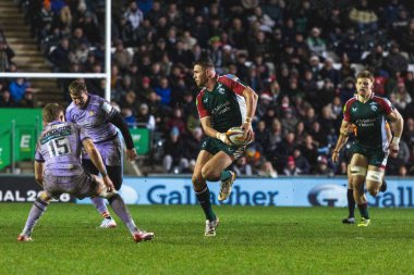 Leicester Tigers 'dan Freddie Steward Gallagher Premiership maçında Leicester Tigers, Gloucester Rugby' ye karşı Mattioli Woods Welford Road Stadyumu, Leicester, İngiltere, 19 Aralık 2025