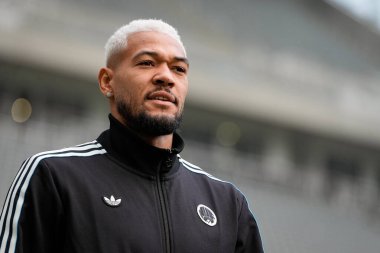 Newcastle United takımından Jacob Murphy, 20 Aralık 2025 'te İngiltere' nin Newcastle kentindeki St. James 's Park' ta oynanan Premier League maçı sırasında stadyuma geldi.