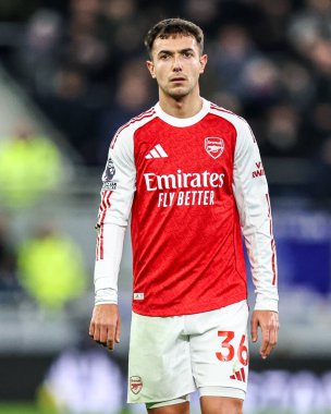 Arsenal 'den Martn Zubimendi Premier Lig maçında Everton' a karşı Arsenal, Hill Dickinson Stadyumu, Liverpool, 20 Aralık 2025