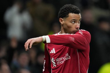 Premier Lig karşılaşmasında Liverpool 'dan Hugo Ekitike Tottenham Hotspur Liverpool' a karşı Tottenham Hotspur Stadyumu, Londra, 20 Aralık 2025