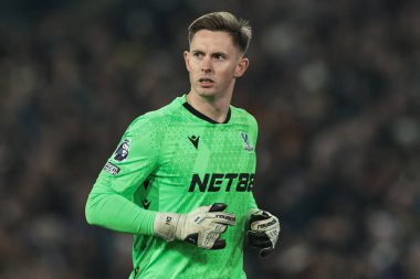 Crystal Palace goalkeeper Dean Henderson during the Premier League match Leeds United vs Crystal Palace at Elland Road, Leeds, United Kingdom, 20th December 2025
