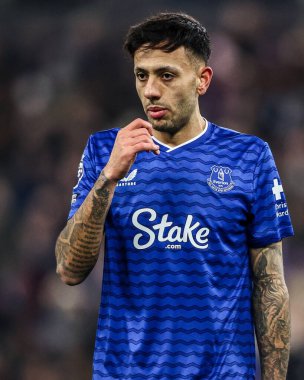 Everton 'dan Dwight McNeil Premier League maçı sırasında Everton Arsenal' e karşı Hill Dickinson Stadyumu, Liverpool, İngiltere, 20 Aralık 2025