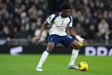 Tottenham Hotspur 'dan Mohammed Kudus Premier Lig maçı sırasında Tottenham Hotspur' a karşı Liverpool Tottenham Hotspur Stadyumu, Londra, İngiltere, 20 Aralık 2025