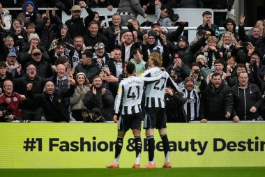 Newcastle United takımından Nick Woltemade, 20 Aralık 2025 'te St. James' s Park, Newcastle, İngiltere 'de oynanan Premier League maçı Newcastle United ve Chelsea maçında 1-0 kazanma hedefini kutluyor.