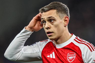 Arsenal 'den Leandro Trossard Premier Lig maçında Everton' a karşı Arsenal, Hill Dickinson Stadyumu, Liverpool, İngiltere, 20 Aralık 2025