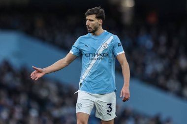 Manchester City 'den Ruben Dias, 20 Aralık 2025' te Etihad Stadyumu 'nda oynanan Premier League maçında tepki gösterdi.