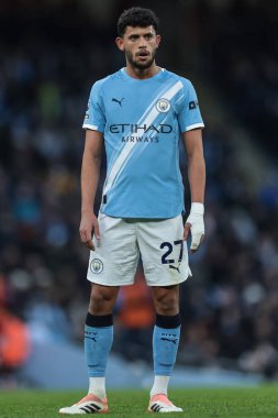 Manchester City - West Ham United Premier League maçı sırasında Manchester City maçı sırasında Etihad Stadyumu, Manchester, İngiltere, 20 Aralık 2025