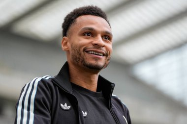 Newcastle United takımından Jacob Murphy, 20 Aralık 2025 'te İngiltere' nin Newcastle kentindeki St. James 's Park' ta oynanan Premier League maçı sırasında stadyuma geldi.