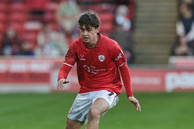 Barnsley 'den Caylan Vickers, Sky Bet 1 maçı sırasında Oakwell, Barnsley' e karşı Mansfield Town maçı, 26 Aralık 2025