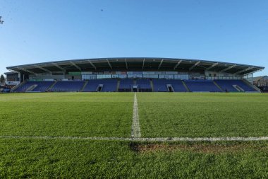 26 Aralık 2025 'te Chesterfield, Chesterfield, İngiltere' deki SMH Group Stadyumu 'nda oynanan Sky Bet League 2 karşılaşması öncesinde SMH Group Stadyumu' nun genel bir görüntüsü.