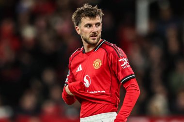 Manchester United - Newcastle United Premier League maçında Mason Mount Untie United, Old Trafford, Manchester, Birleşik Krallık 'ta 26 Aralık 2025