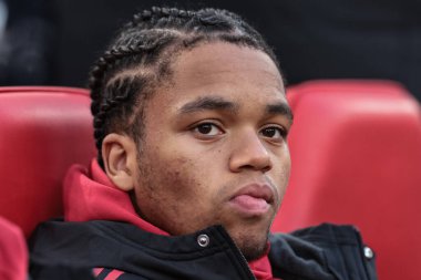 Liverpool 'dan Rio Ngumoha Premier Lig karşılaşmasında Liverpool, Anfield, Liverpool' da Wolverhampton Wanderers 'a karşı, 27 Aralık 2025