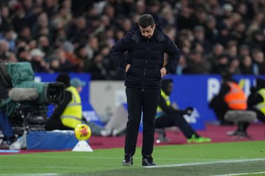 Marko Silva Premier Lig maçında Fulham 'ın teknik direktörü West Ham United' a karşı Fulham, Londra Stadyumu 'nda 27 Aralık 2025