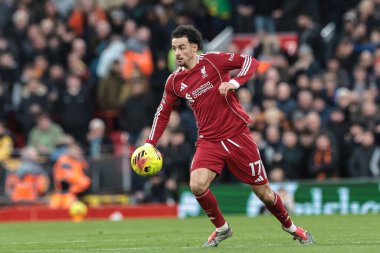 Liverpool 'dan Curtis Jones 27 Aralık 2025' te İngiltere 'nin Liverpool kentinde oynanan Liverpool-Wolverhampton Wanderers maçında