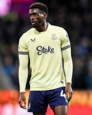 Everton 'dan Tim Iroegbunam Premier Lig maçı sırasında Burnley Everton' a karşı Turf Moor, Burnley, İngiltere, 27 Aralık 2025