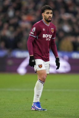 West Ham United 'dan Lucas Paqueta Premier League maçında West Ham United Fulham' a karşı Londra Stadyumu, Londra, İngiltere, 27 Aralık 2025