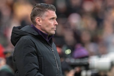 Wolverhampton Wanderers 'ın menajeri Rob Edwards Premier League maçında Liverpool, Anfield, Liverpool' da Wolverhampton Wanderers 'a karşı, 27 Aralık 2025