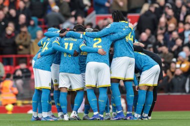 Wolverhampton Wanderers grubu 27 Aralık 2025 'te İngiltere' nin Liverpool kentinde Wolverhampton Wanderers 'a karşı oynanan Premier League maçında bir araya geldi.