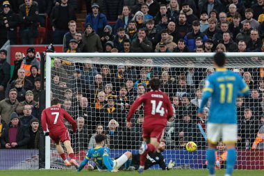 Liverpool 'dan Florian Wirtz, 27 Aralık 2025' te İngiltere 'nin Liverpool kentinde oynanan Premier League maçında Wolverhampton Wanderers' a karşı 2-0 berabere kaldı.