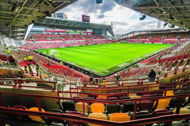 Premier Lig maçında Brentford Bournemouth 'a karşı The Gtech Community Stadyumu, Londra, Birleşik Krallık' ta 27 Aralık 2025 'te oynanan stadyum çekimi.