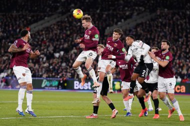 Premier Lig maçı sırasında West Ham United, Fulham 'a karşı Londra Stadyumu, Londra, İngiltere, 27 Aralık 2025