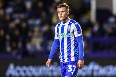 Sheffield 'den Jarvis Thornton, 29 Aralık 2025' te Sheffield Wednesday 'in Hillsborough, Sheffield, İngiltere' de Blackburn Rovers 'a karşı oynadığı Gökyüzü İddia Şampiyonası maçında