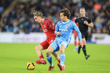 Ipswich Town 'dan Jack Clarke, 29 Aralık 2025' te Coventry City 'nin Coventry Building Society Arena' da Ipswich Town 'a karşı oynadığı Gökyüzü İddia Şampiyonası maçında topla birlikte.