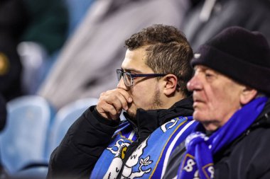 Sheffield Wednesday taraftarları, 29 Aralık 2025 'te Sheffield Wednesday, Sheffield, Sheffield, İngiltere' de Blackburn Rovers maçında