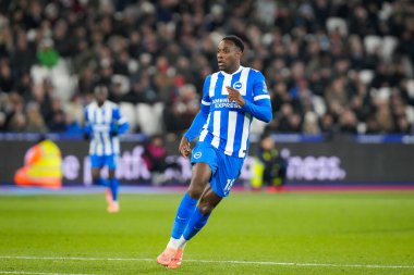 Brighton & Hove Albion takımından Danny Welbeck, Premier League maçında West Ham United, Brighton ve Hove Albion 'a karşı Londra Stadyumu, Londra, İngiltere, 30 Aralık 2025