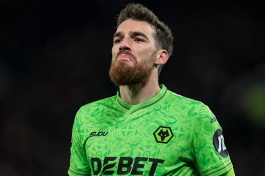 Wolverhampton Wanderers kalecisi Jose Sa Premier League maçında Manchester United Wolverhampton Wanderers 'a karşı Old Trafford, Manchester, İngiltere, 30 Aralık 2025