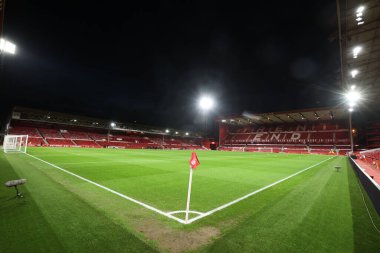 30 Aralık 2025 'te Nottingham Forest, Everton' a karşı City Ground, Nottingham, İngiltere Premier Lig karşılaşması öncesinde City Ground 'un genel görünümü