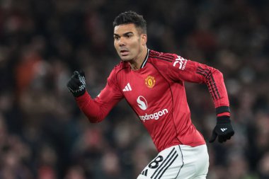 Manchester United 'ın 30 Aralık 2025' te Old Trafford, Manchester 'da Wolverhampton Wanderers' a karşı oynadığı Premier League maçında Casemiro